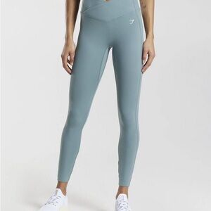 Like New. Gymshark Sculpt Leggings in Dusty Teal size M